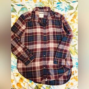 American Eagle Ahh-mazingly soft boyfriend cut flannel sz L